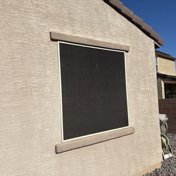solar screen at Richmond, TX